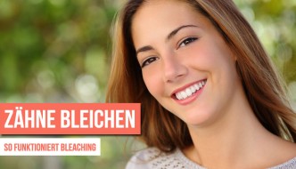 bleaching zähne frau