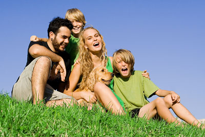 familie glücklich